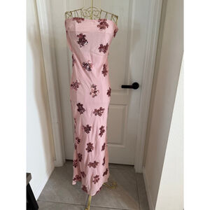 Women's PEPPERMAYO Pink Sequin Maxi Dress XXS